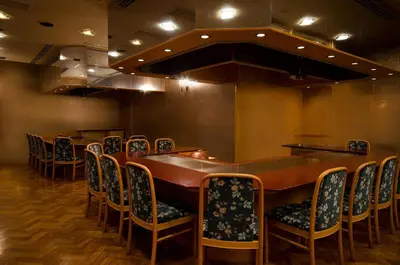 a conference room with a long table and chairs at Rihga Royal Hotel Tokyo in Tokyo
