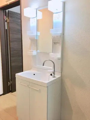a bathroom with a sink and a mirror at Alo BnB 3 - Near KOMAGOME, IKEBUKURO, SHINJUKU, UENO - MAX 16 PAX in Tokyo