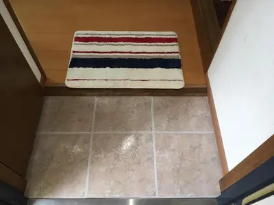 a rug sitting on a shelf in a room at Tokyo Stay Ikebukuro in Tokyo