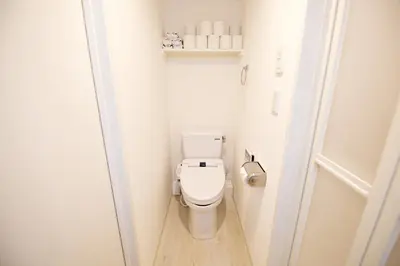 a small bathroom with a toilet in a room at Prime Stage Otsuka/Ikebukuro P204 in Tokyo