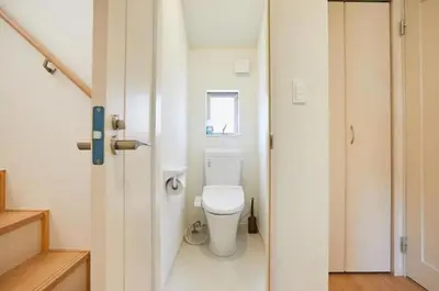 a bathroom with a white toilet in a room at koiwa house 3LDK free wifi free parking in Tokyo