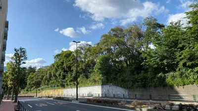 a street light on the side of a road at Hotel Adonis Tokyo - Dormitory Share Room For Male Only At City Center in Tokyo