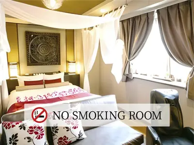 a room with two beds and a no smoking room at Hotel Balian Resort Higashi Shinjuku in Tokyo