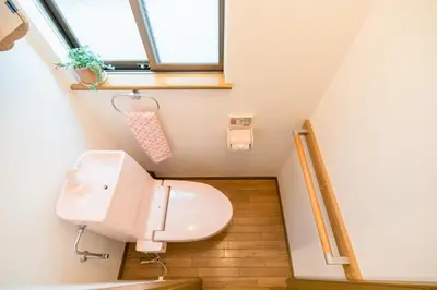 a bathroom with a toilet and a window at Bunkyo-ku - Apartment / Vacation STAY 4147 in Tokyo