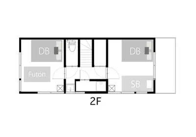 a drawing of a floor plan of a house at SMILE STAY Shinnakano in Tokyo