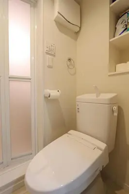 a bathroom with a white toilet and a shower at Building A101 / Vacation STAY 1277 in Tokyo
