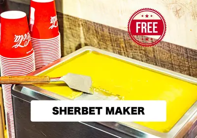 a container with a spatula in it next to stacks of cups at \u30db\u30c6\u30eb \u30d7\u30c6\u30a3\u30d0\u30ea\u30ac\u30fc\u30c7\u30f3\u65b0\u5927\u4e45\u4fdd in Tokyo