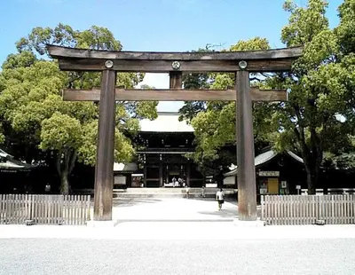 a torii gate in front of a building at Building A101 / Vacation STAY 1275 in Tokyo