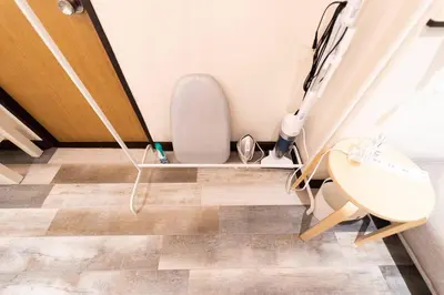 a bathroom with a sink and a toilet at SATELLITE HOTEL Yoyogi Sangubashi \u30b5\u30c6\u30e9\u30a4\u30c8\u30db\u30c6\u30eb\u4ee3\u3005\u6728\u53c2\u5bae\u6a4b in Tokyo