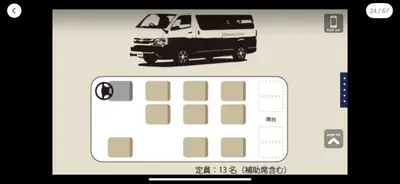 a picture of a picture of a van on a cell phone at Hotel EL Shinjuku 2 in Tokyo