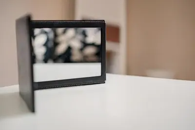 a mirror sitting on top of a white table at Murata Corpo / Vacation STAY 4497 in Tokyo