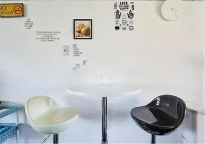 two chairs and a table in a room at 2BR 5beds Shibuya Shinjuku Harajuku 10min wifi in Tokyo