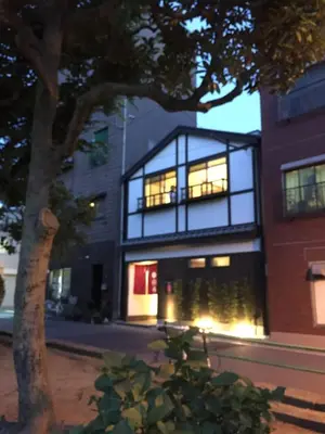 a building with windows on the side of a building at YADOYA Asakusa-Honkan in Tokyo