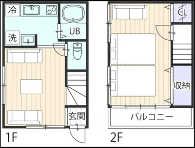 a floor plan and a plan of a house at \u96fb\u8eca\u3067\u79cb\u8449\u539f\u99c511\u5206 \u6771\u4eac\u99c518\u5206 \u5e73\u4e95\u99c5\u5f92\u6b698\u5206 in Tokyo