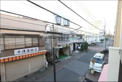 a view of a street with a building at Kamiya TK Building 201 in Tokyo