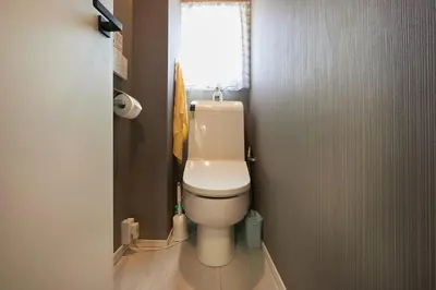 a bathroom with a toilet in a small room at Kamiya TK Building 302 in Tokyo