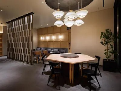 a conference room with a table and chairs at Agora Tokyo Ginza in Tokyo