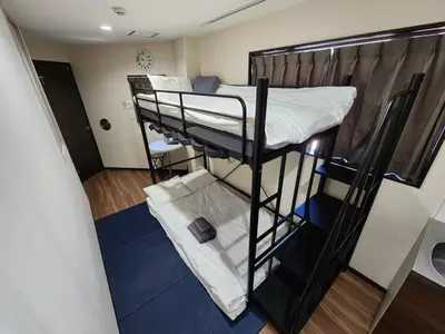 a group of bunk beds in a room at 043AKIHABARA in Tokyo