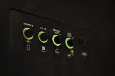 a close up of a remote control with the words cisco at Hotel Resol Ueno in Tokyo