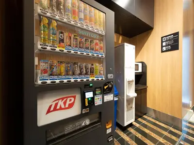 a kpop soda vending machine in a store at APA Hotel Ueno Hirokoji in Tokyo
