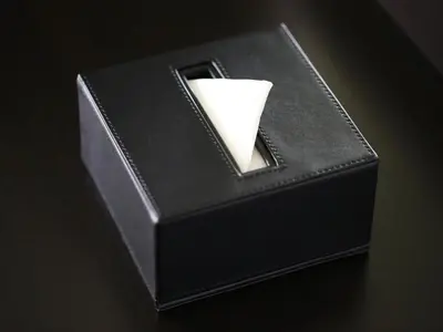 a black box with a white candle in it at APA Hotel Ueno Hirokoji in Tokyo