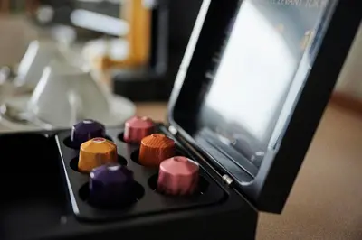 a group ofcolored buttons on top of a camera at Tobu Hotel Levant Tokyo in Tokyo