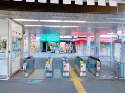 a row of parking meters in a gas station at 3-40-8 / Vacation STAY 77968 in Tokyo