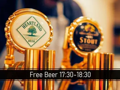 two gold bars with a treebeer sign on them at THE LIVELY AZABUJUBAN TOKYO / Vacation STAY 77702 in Tokyo