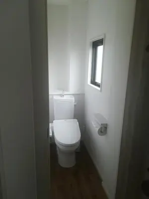 a white toilet in a bathroom with a window at HOTEL LITTLE BIRD OKU-ASAKUSA / Vacation STAY 79448 in Tokyo