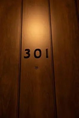 an elevator door with the sign on it at HOTEL LITTLE BIRD OKU-ASAKUSA / Vacation STAY 79442 in Tokyo