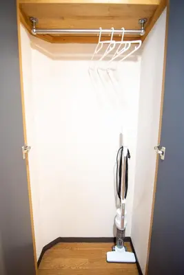 a kitchen closet with a basketball hoop and a blender at Vail sta Takenotsuka in Tokyo