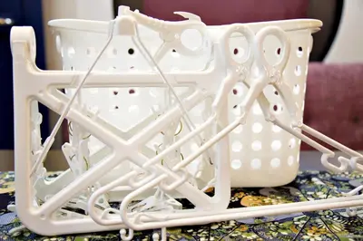 a white basket sitting on top of a table at Mukojima Kodate - Vacation STAY 8857 in Tokyo