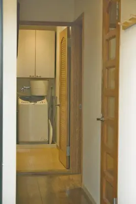 a view of a kitchen from a door of a room at Ikebukuro in Tokyo