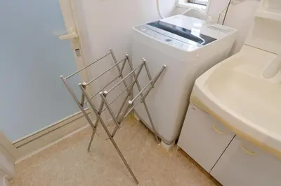 a small bathroom with a toilet and a sink at Katsushika-ku - House - Vacation STAY 89073 in Tokyo