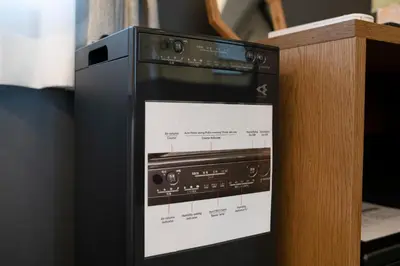 a computer screen with a picture of a radio at NEXUS HOTEL Ebisu in Tokyo