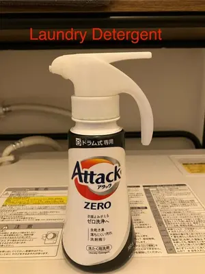 a bottle ofadobeadobeadobe antacid bleach on a counter at HOTEL THE SPACE in Tokyo