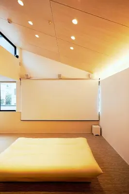 a bedroom with a large yellow bed in a room at 634 Condo Shinjuku - Vacation STAY 01910v in Tokyo
