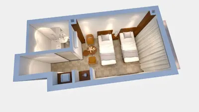 a rendering of a hotel room at winco - Vacation STAY 06648v in Tokyo