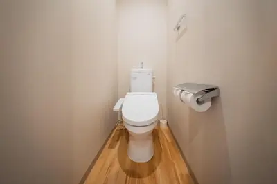 a bathroom with a toilet and a toilet paper dispenser at winco - Vacation STAY 06658v in Tokyo