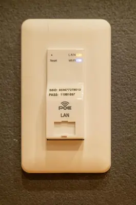 a white light switch on a table at winco - Vacation STAY 06660v in Tokyo