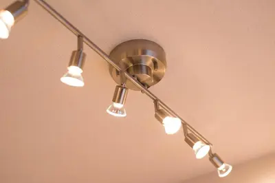 a group of lights hanging from a ceiling at HIZ HOTEL - Vacation STAY 08966v in Tokyo
