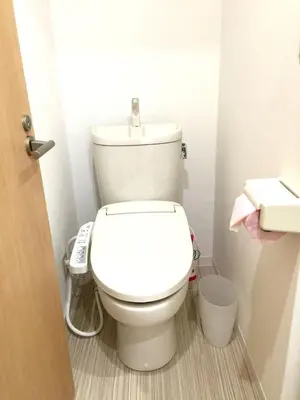a bathroom with a white toilet in a room at Isshuku Ryokan Asakusabashi - Vacation STAY 17353v in Tokyo