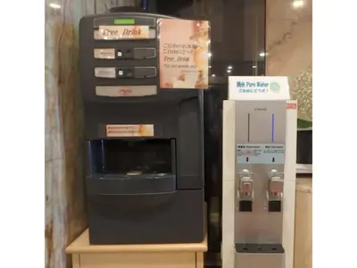 a large vending machine next to a cash register at Hotel Suntargas Ueno - Vacation STAY 08484v in Tokyo