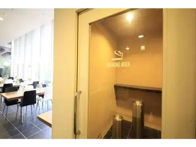 a restaurant with a dining room with tables and chairs at R&B Hotel Tokyo Toyocho - Vacation STAY 14255v in Tokyo