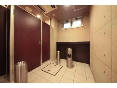 a large room with a bathroom with a toilet at R & B Hotel Kamata Higashiguchi - Vacation STAY 14841v in Tokyo
