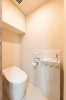 a bathroom with a toilet and a sink at HIZ HOTEL - Vacation STAY 18549v in Tokyo