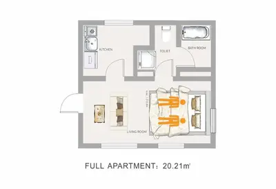 a floor plan of a apartment with furniture at japan house ebisu in Tokyo