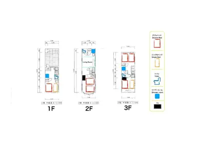 a schematic diagram of the proposed building at Wonderful stay TOKYO - Vacation STAY 30862v in Tokyo