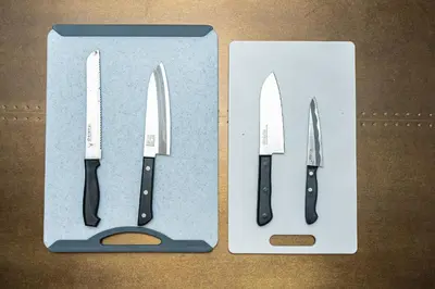 a knife set in a box with two knives at Grand Piano & Shinjuku 5min walk from station in Tokyo