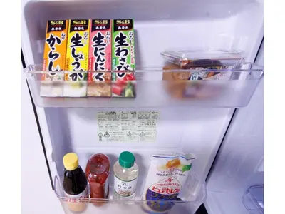 an open refrigerator filled with food and drinks at Central Field - Vacation STAY 29627v in Tokyo